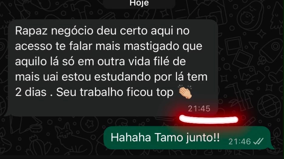 Depoimento de aluno sobre material de Direito Penal resumido